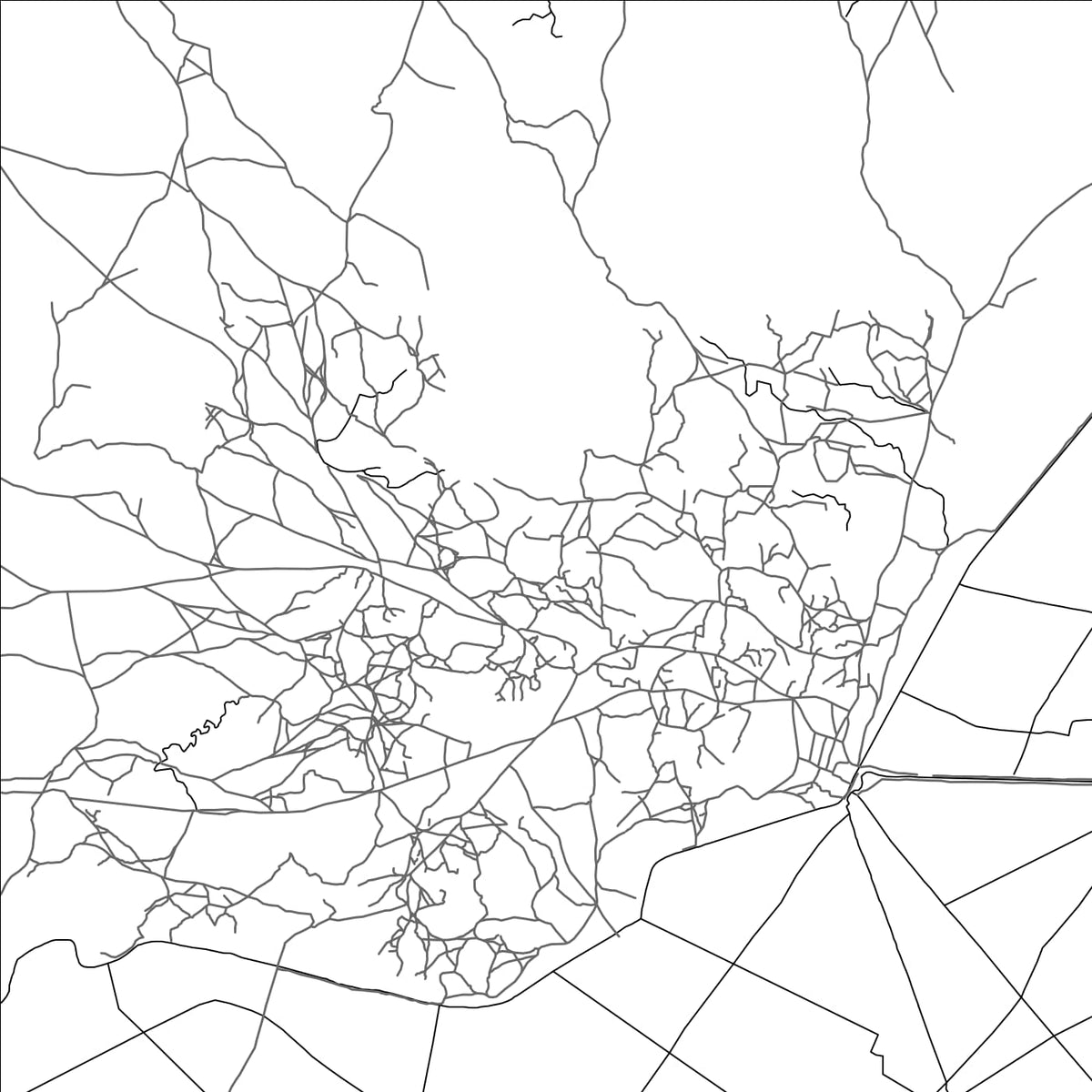 ROAD MAP OF MANARATSANDRY, MADAGASCAR BY MAPBAKES