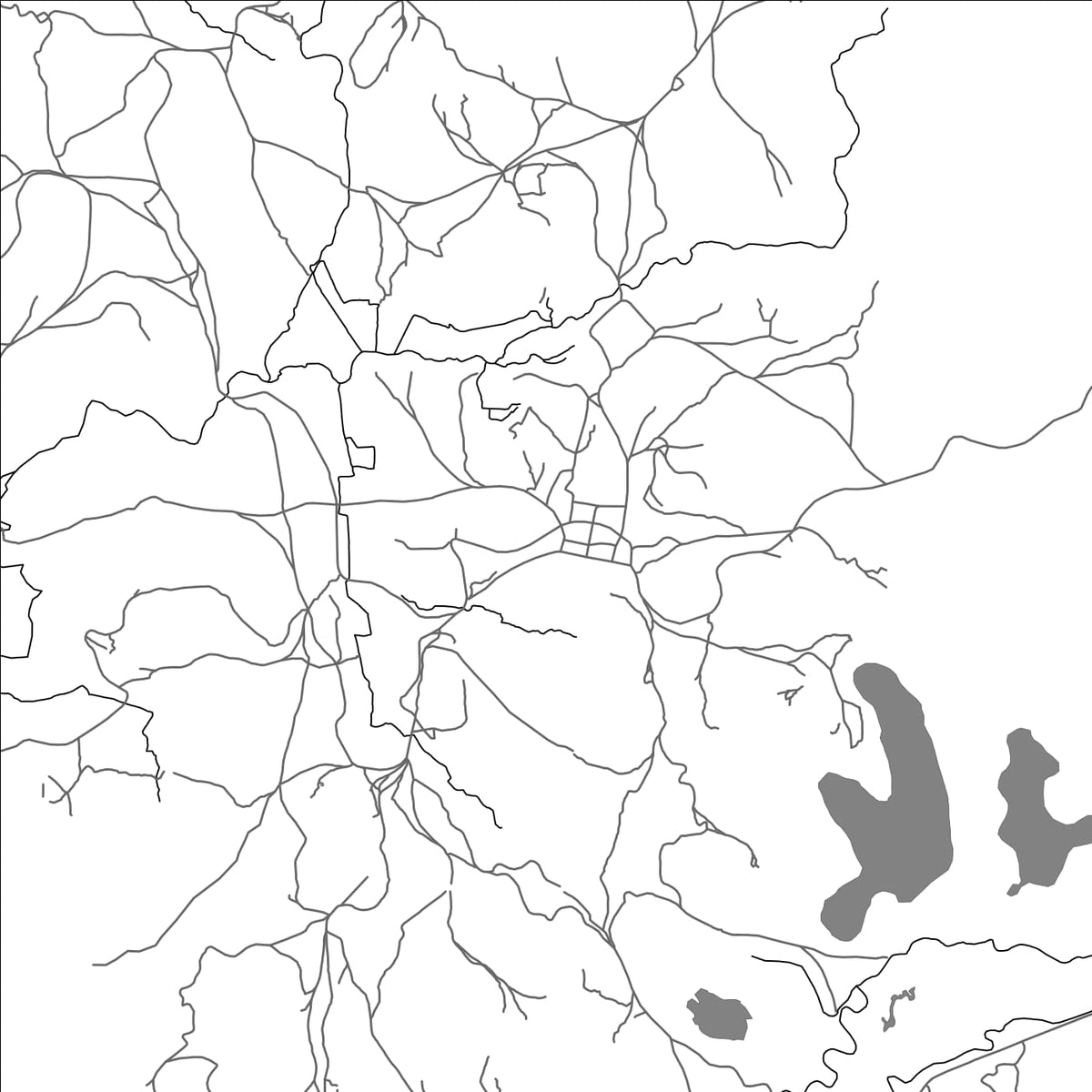 ROAD MAP OF MANAZARY, MADAGASCAR BY MAPBAKES