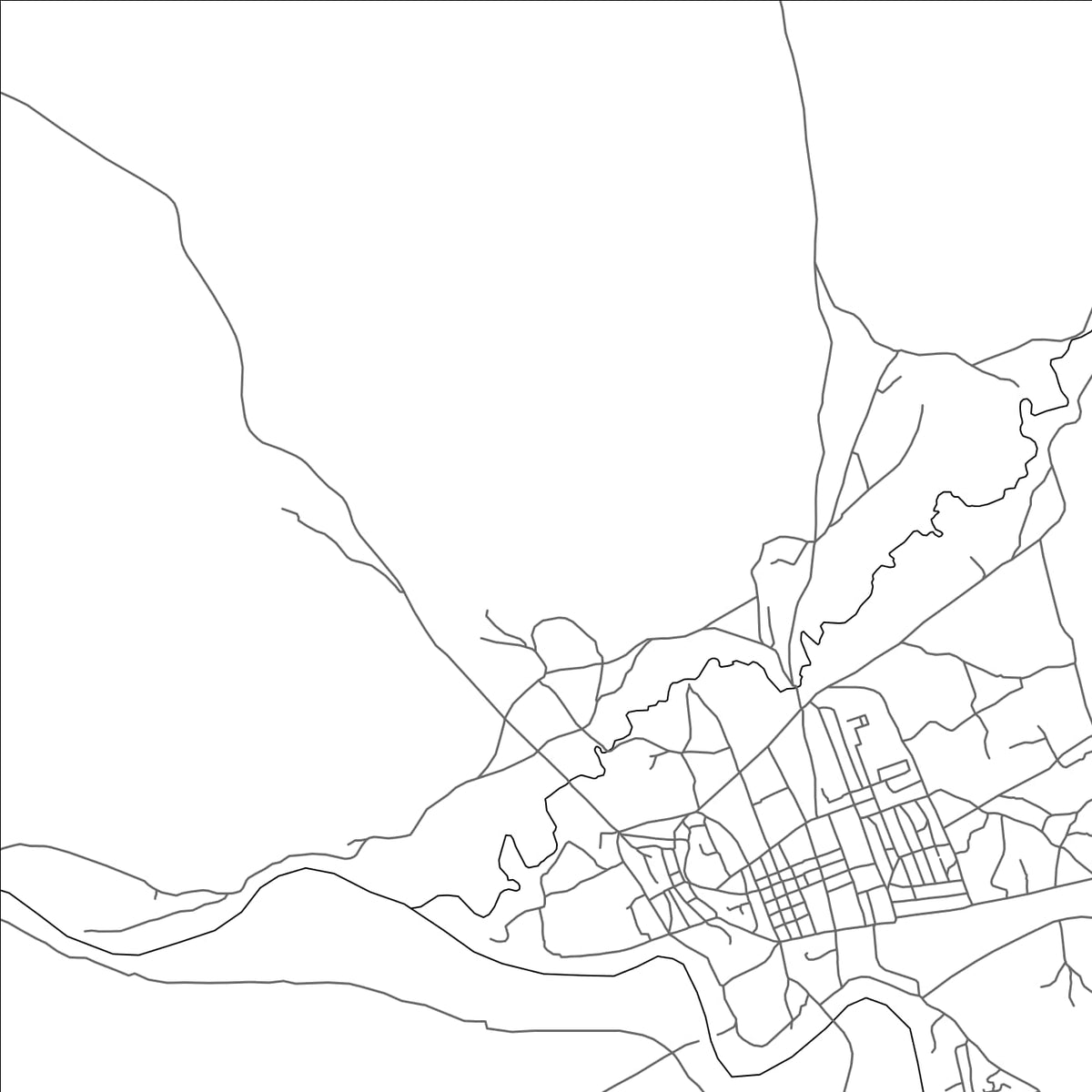 ROAD MAP OF MANDRITSARA, MADAGASCAR BY MAPBAKES
