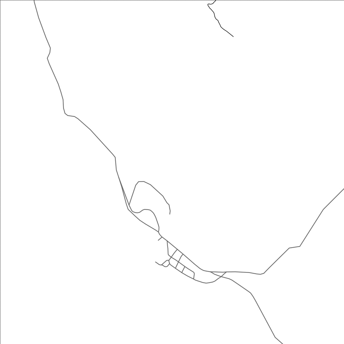 ROAD MAP OF MANDROSONORO, MADAGASCAR BY MAPBAKES