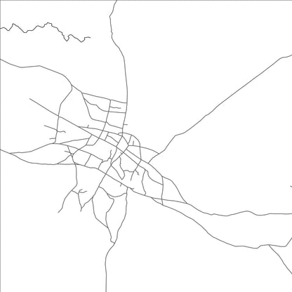 ROAD MAP OF MANJA, MADAGASCAR BY MAPBAKES