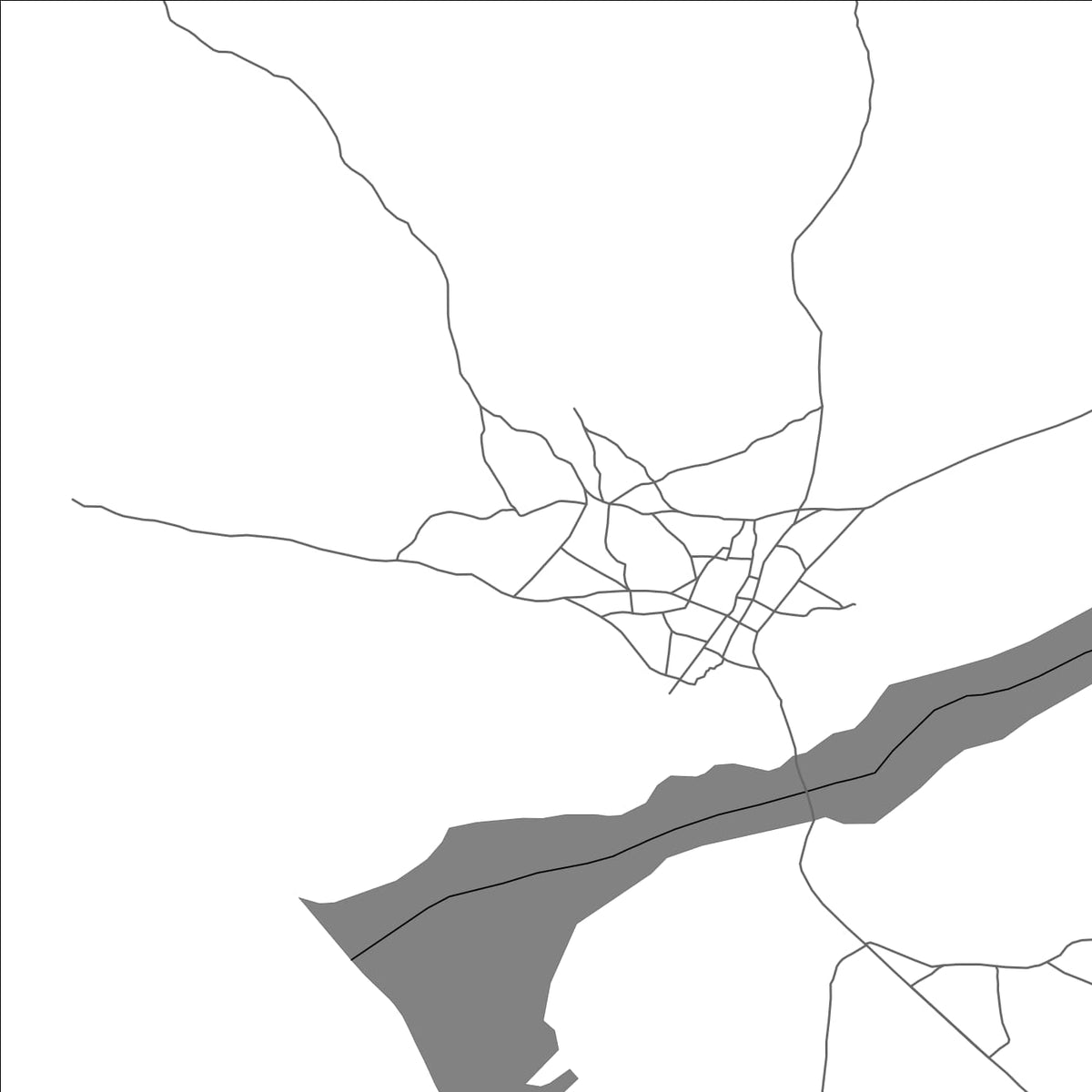 ROAD MAP OF MANOMBO ATSIMO, MADAGASCAR BY MAPBAKES