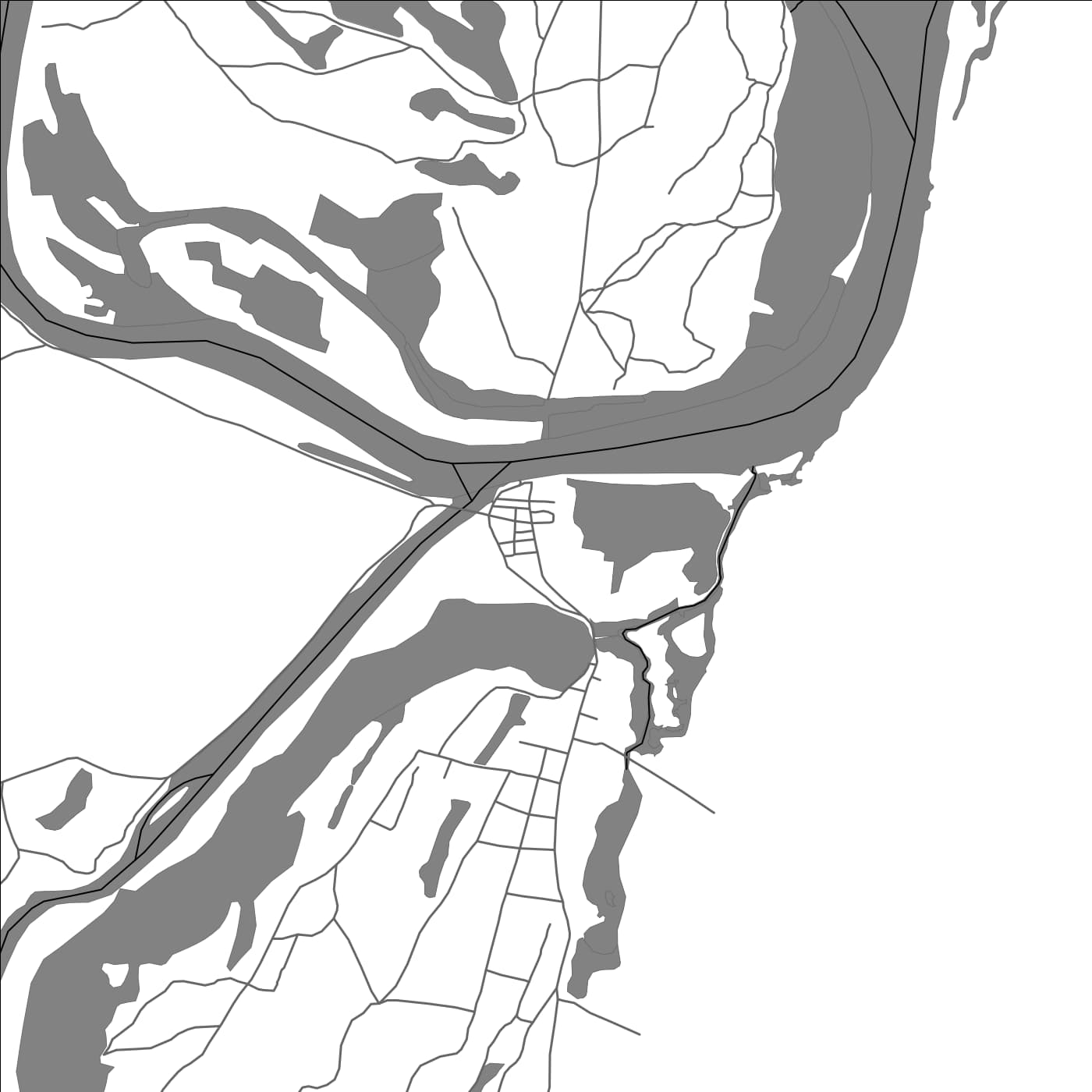 ROAD MAP OF NOSY VARIKA, MADAGASCAR BY MAPBAKES