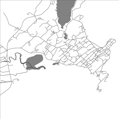 ROAD MAP OF TOLANARO, MADAGASCAR BY MAPBAKES