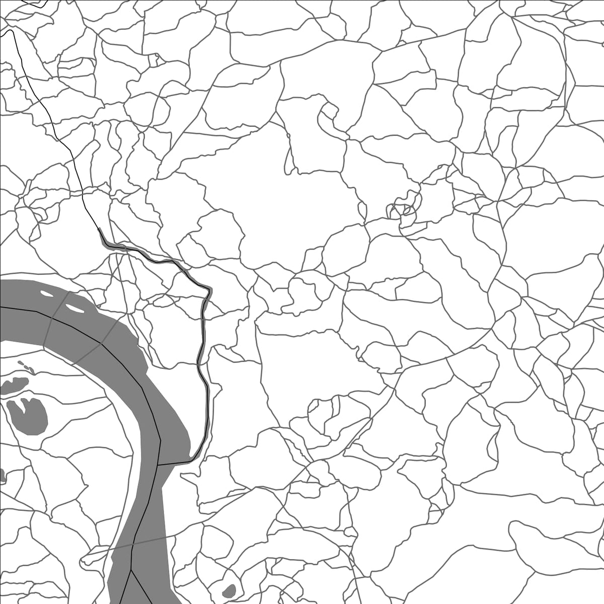 ROAD MAP OF TSIATELY, MADAGASCAR BY MAPBAKES