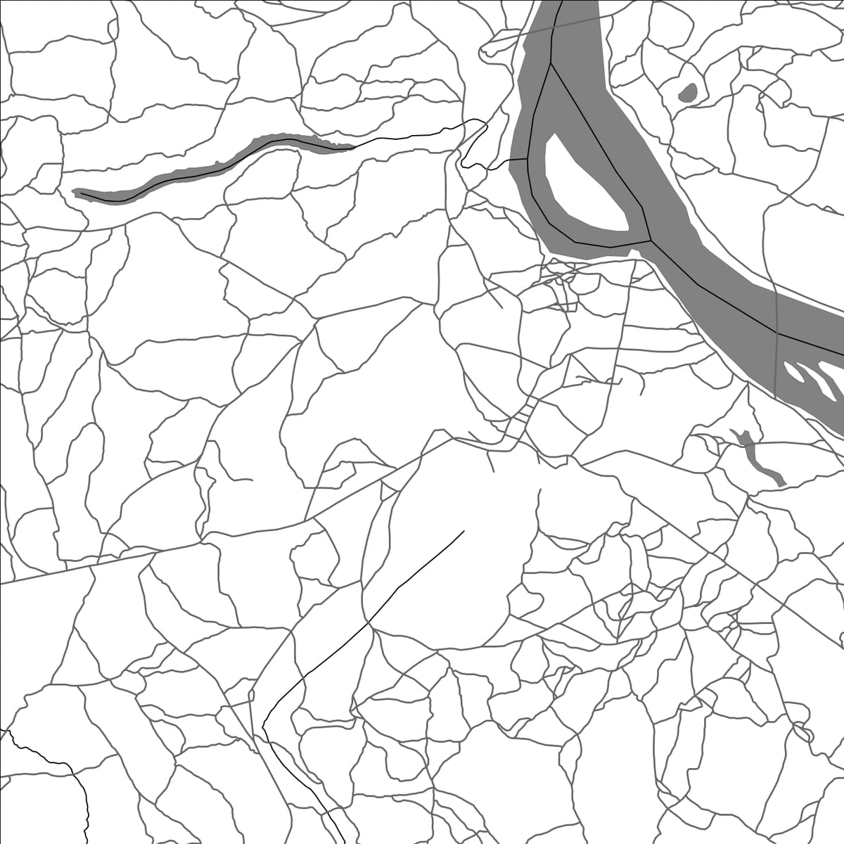 ROAD MAP OF VANGAINDRANO, MADAGASCAR BY MAPBAKES