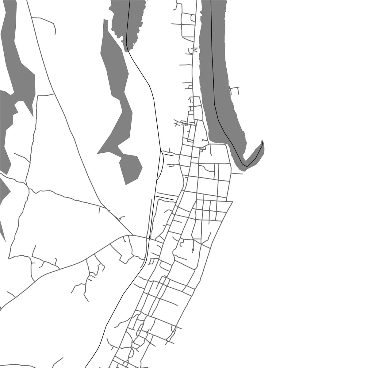 ROAD MAP OF VATOMANDRY, MADAGASCAR BY MAPBAKES