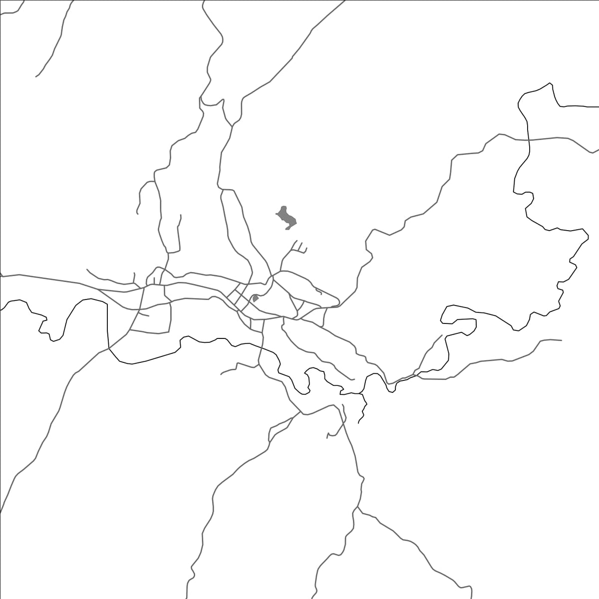 ROAD MAP OF VAVATENINA, MADAGASCAR BY MAPBAKES