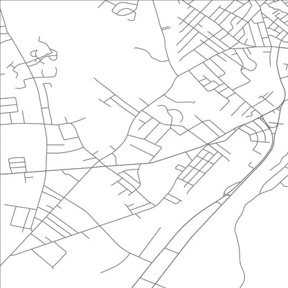 ROAD MAP OF AUBURN, MAINE BY MAPBAKES