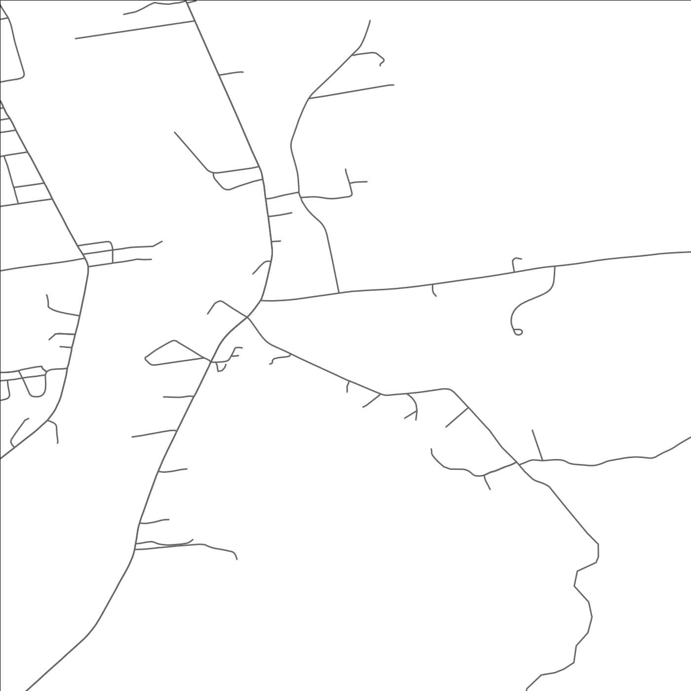 ROAD MAP OF BRADLEY, MAINE BY MAPBAKES