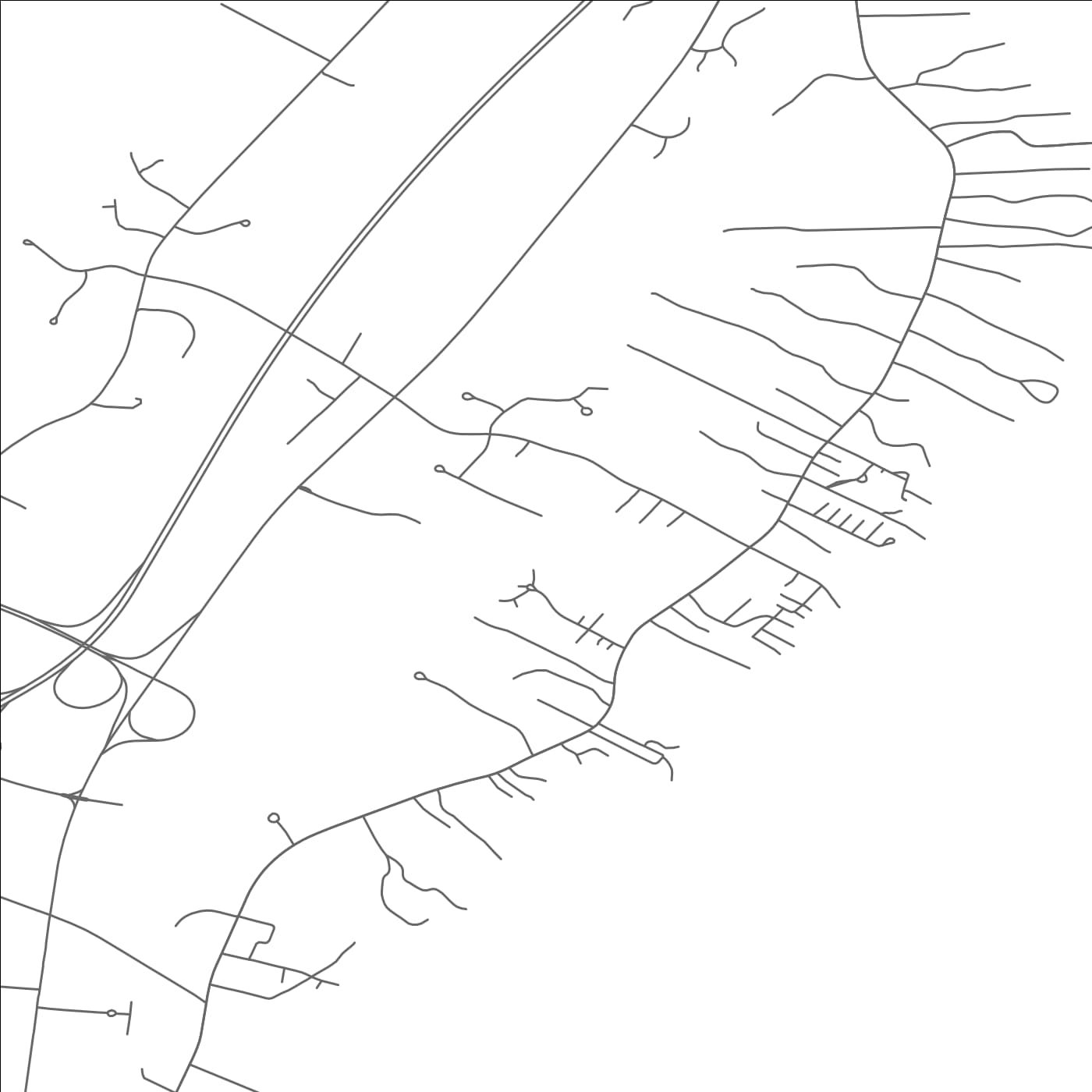 ROAD MAP OF FALMOUTH FORESIDE, MAINE BY MAPBAKES