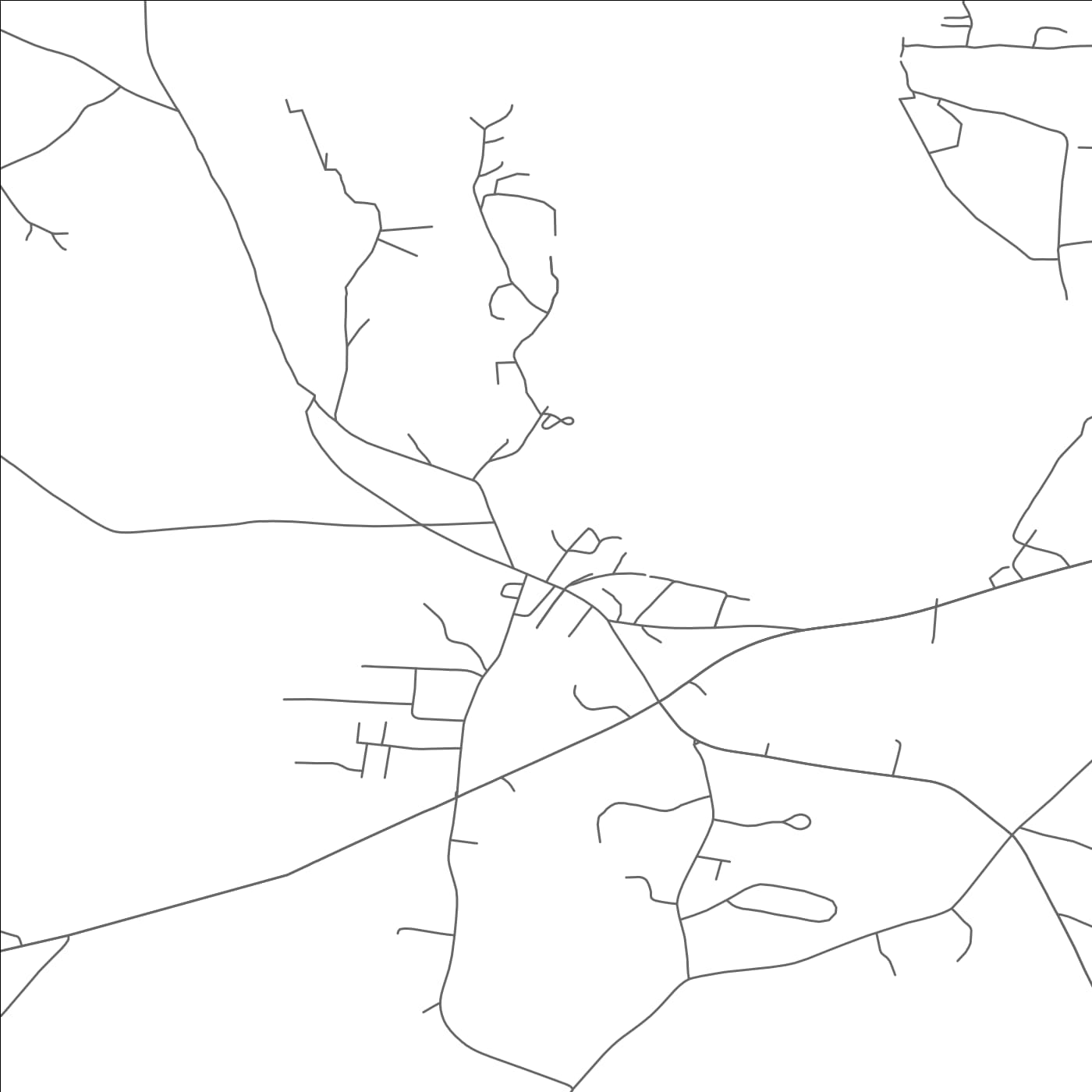 ROAD MAP OF SABATTUS, MAINE BY MAPBAKES