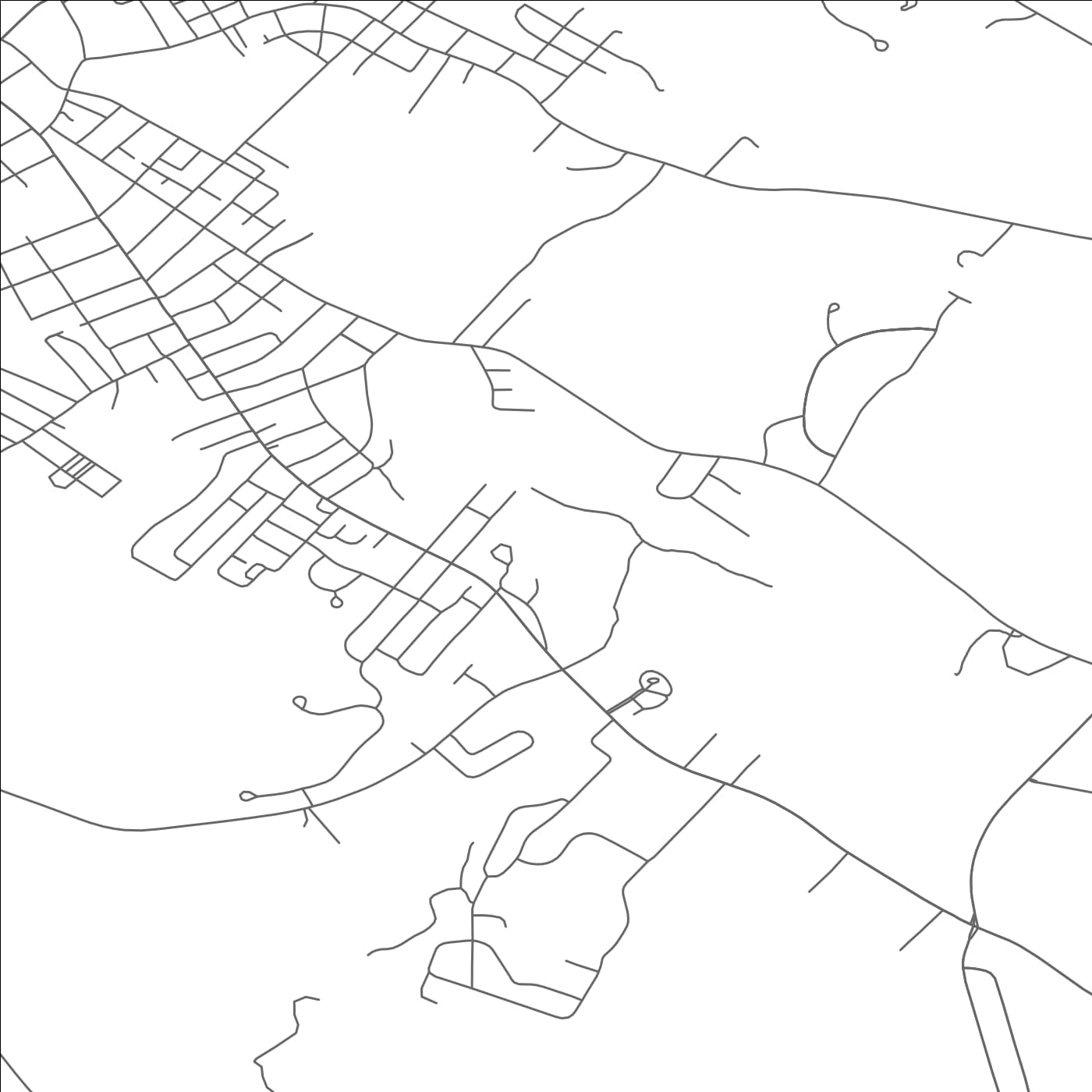 ROAD MAP OF SANFORD, MAINE BY MAPBAKES