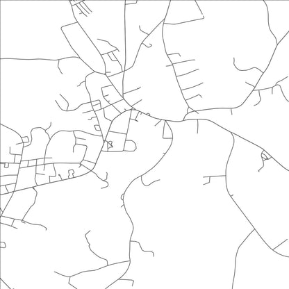 ROAD MAP OF SOUTH PARIS, MAINE BY MAPBAKES