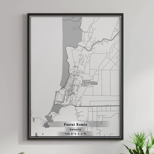 ROAD MAP OF PANTAI REMIS, MALAYSIA BY MAPBAKES