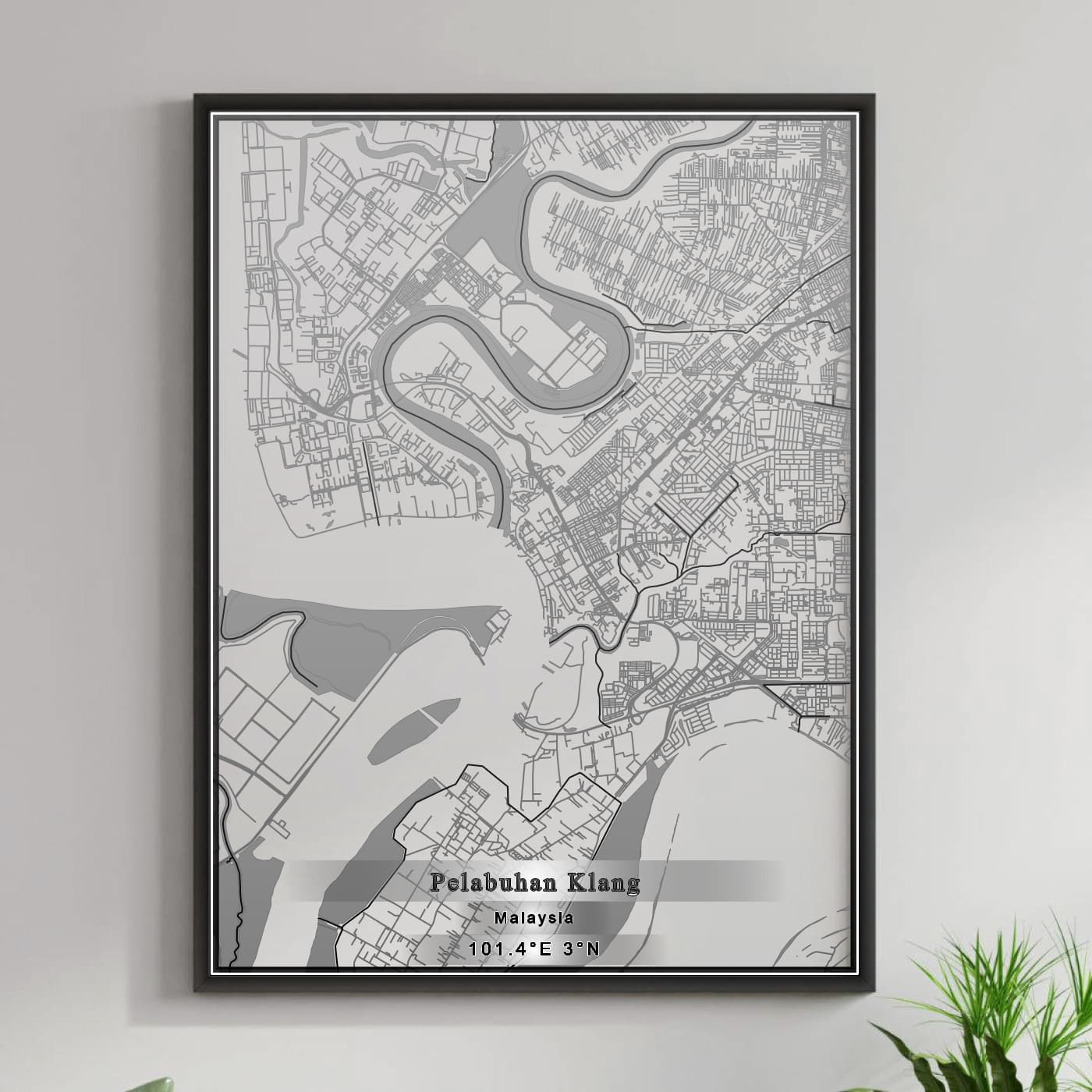 ROAD MAP OF PELABUHAN KLANG, MALAYSIA BY MAPBAKES