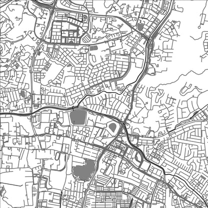 ROAD MAP OF AMPANG, MALAYSIA BY MAPBAKES