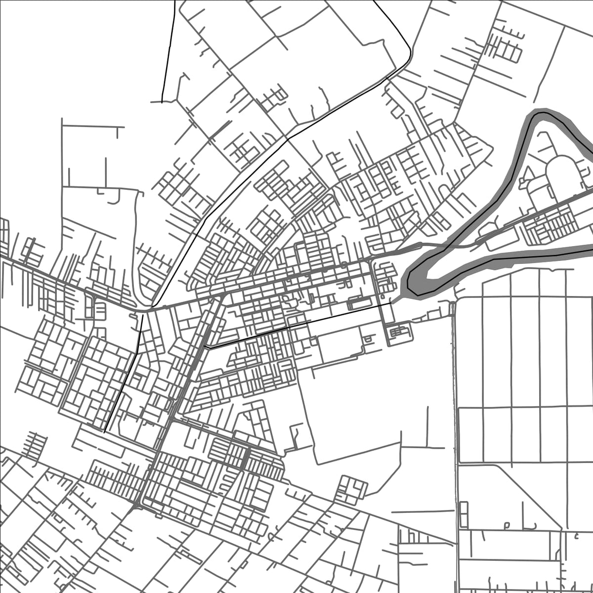 ROAD MAP OF BANTING, MALAYSIA BY MAPBAKES