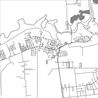 ROAD MAP OF BATANG BERJUNTAI, MALAYSIA BY MAPBAKES
