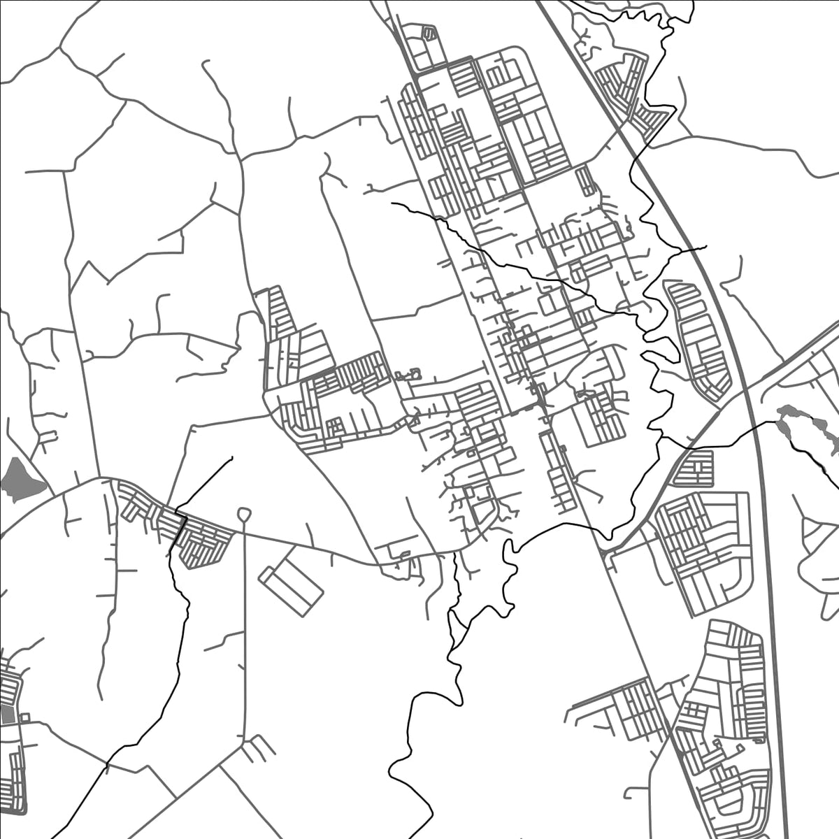 ROAD MAP OF BEDONG, MALAYSIA BY MAPBAKES