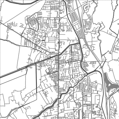 ROAD MAP OF JITRA, MALAYSIA BY MAPBAKES