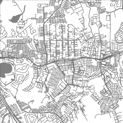 ROAD MAP OF KAMPONG BAHARU BALAKONG, MALAYSIA BY MAPBAKES