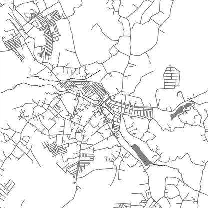 ROAD MAP OF KAMPONG MASJID TANAH, MALAYSIA BY MAPBAKES