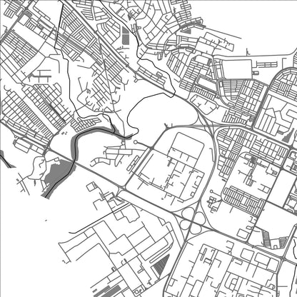 ROAD MAP OF KAMPUNG PASIR GUDANG BARU, MALAYSIA BY MAPBAKES