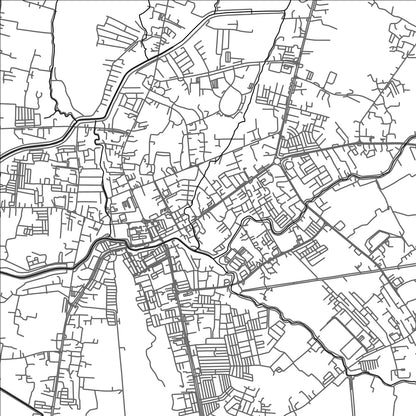ROAD MAP OF KANGAR, MALAYSIA BY MAPBAKES