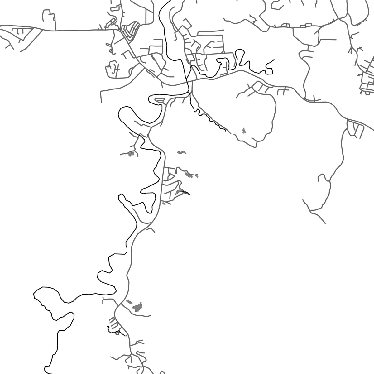 ROAD MAP OF KAPIT, MALAYSIA BY MAPBAKES