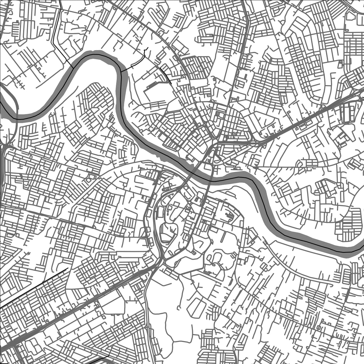 ROAD MAP OF KLANG, MALAYSIA BY MAPBAKES