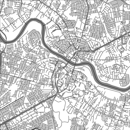ROAD MAP OF KLANG, MALAYSIA BY MAPBAKES