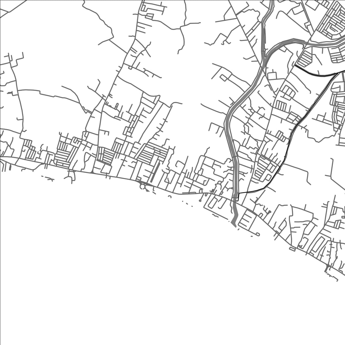 ROAD MAP OF KLEBANG BESAR, MALAYSIA BY MAPBAKES