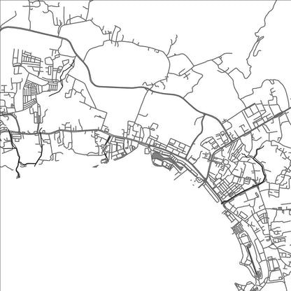 ROAD MAP OF KUAH, MALAYSIA BY MAPBAKES