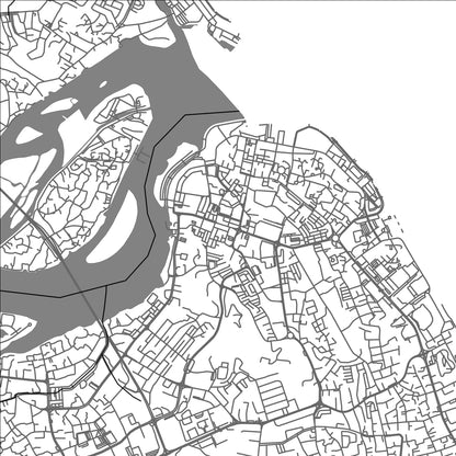 ROAD MAP OF KUALA TERENGGANU, MALAYSIA BY MAPBAKES