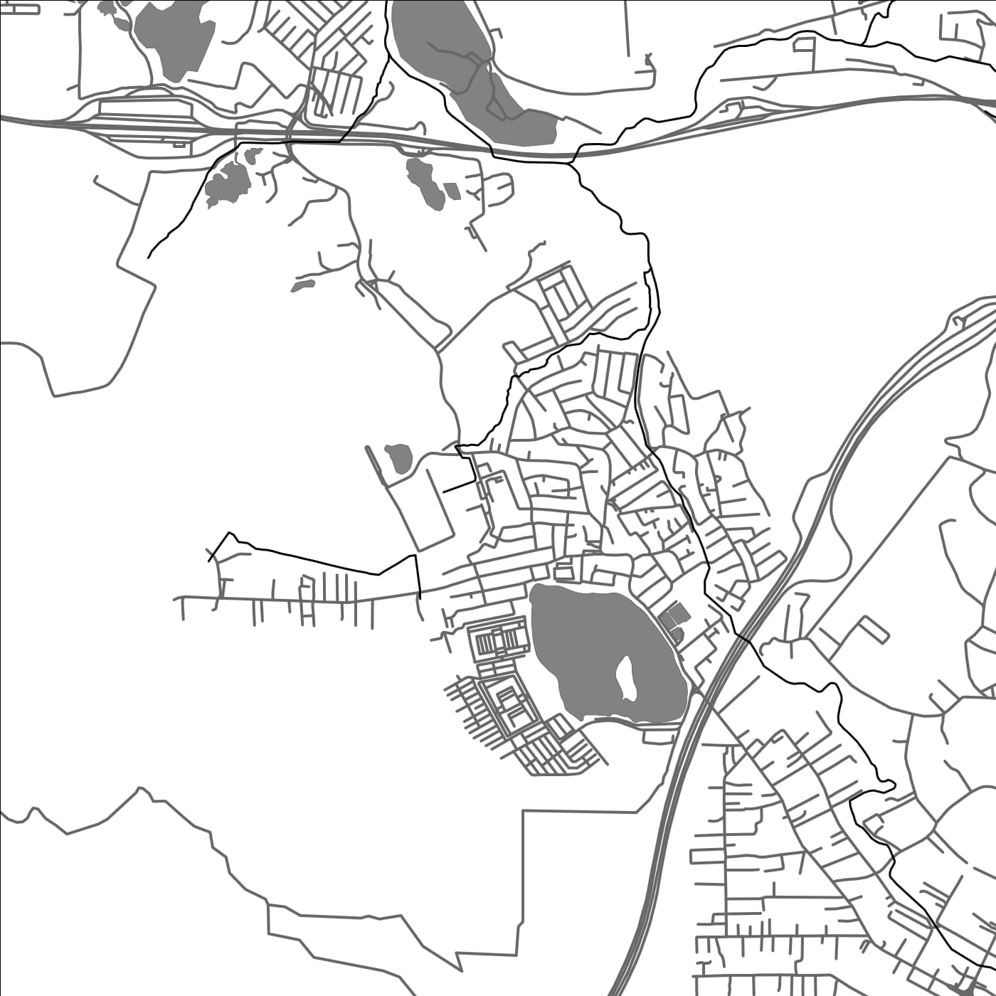 ROAD MAP OF LADANG SERI KUNDANG, MALAYSIA BY MAPBAKES