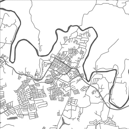 ROAD MAP OF MENTEKAB, MALAYSIA BY MAPBAKES