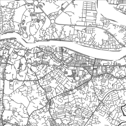 ROAD MAP OF PERMATANG KUCHING, MALAYSIA BY MAPBAKES