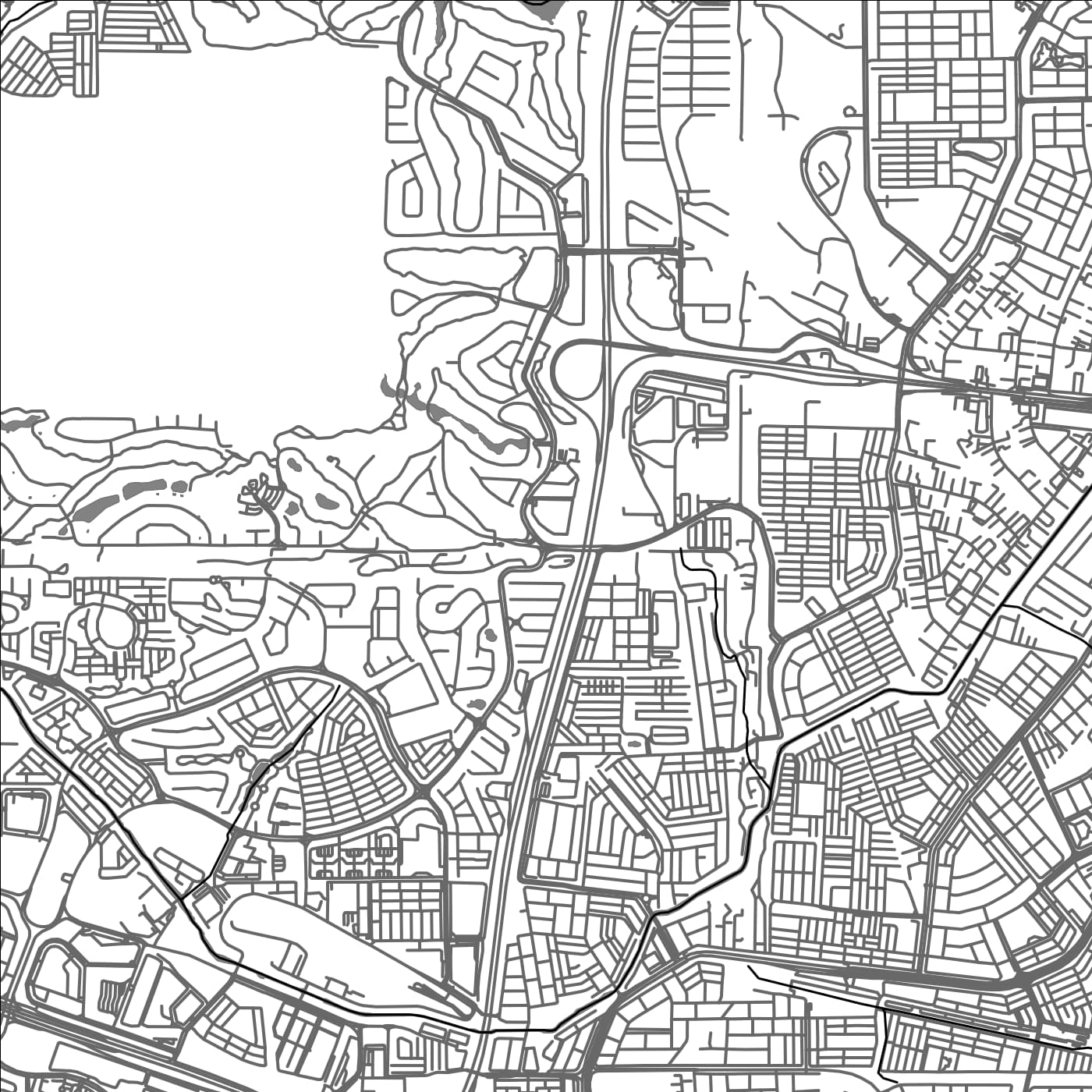 ROAD MAP OF PETALING JAYA, MALAYSIA BY MAPBAKES