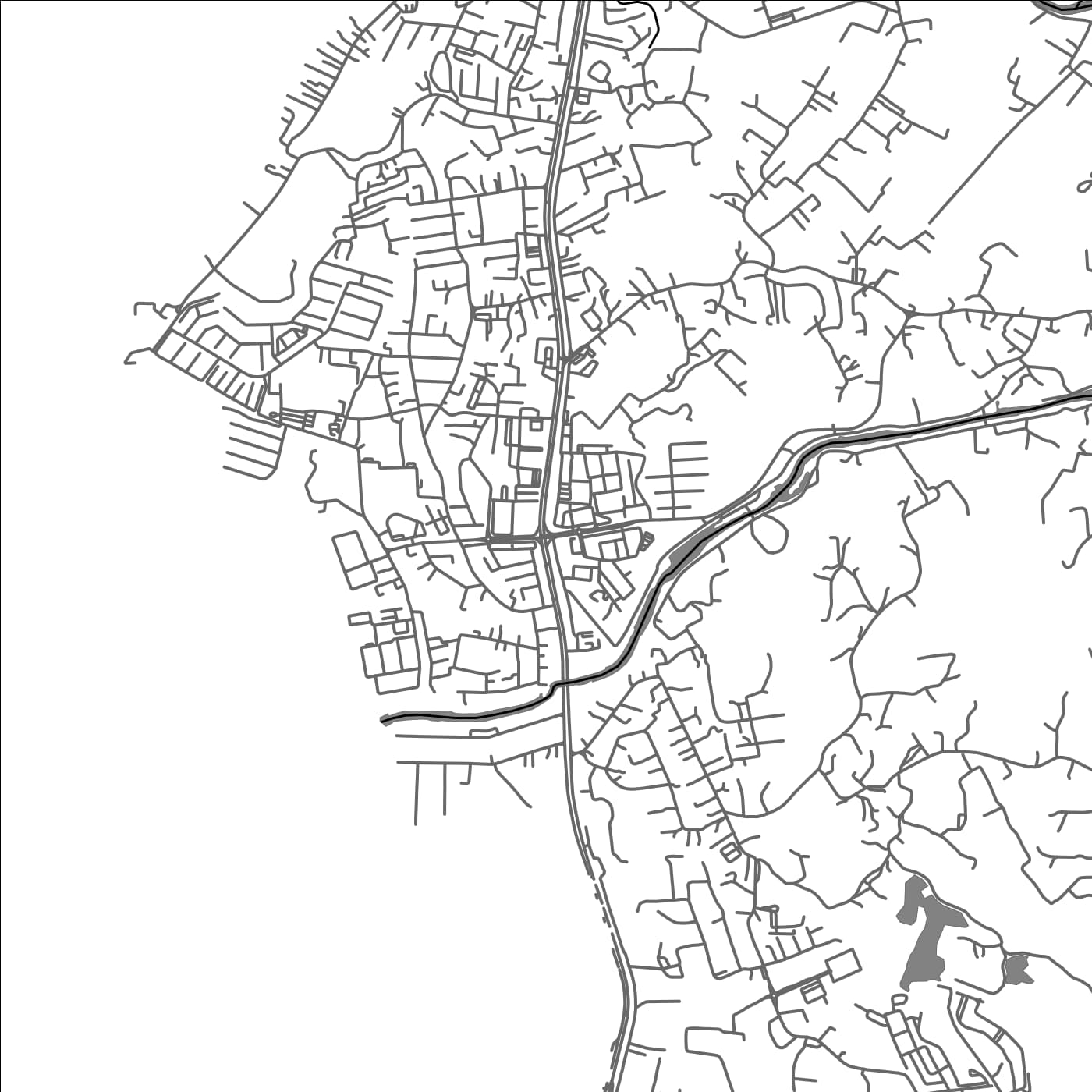 ROAD MAP OF PUTATAN, MALAYSIA BY MAPBAKES