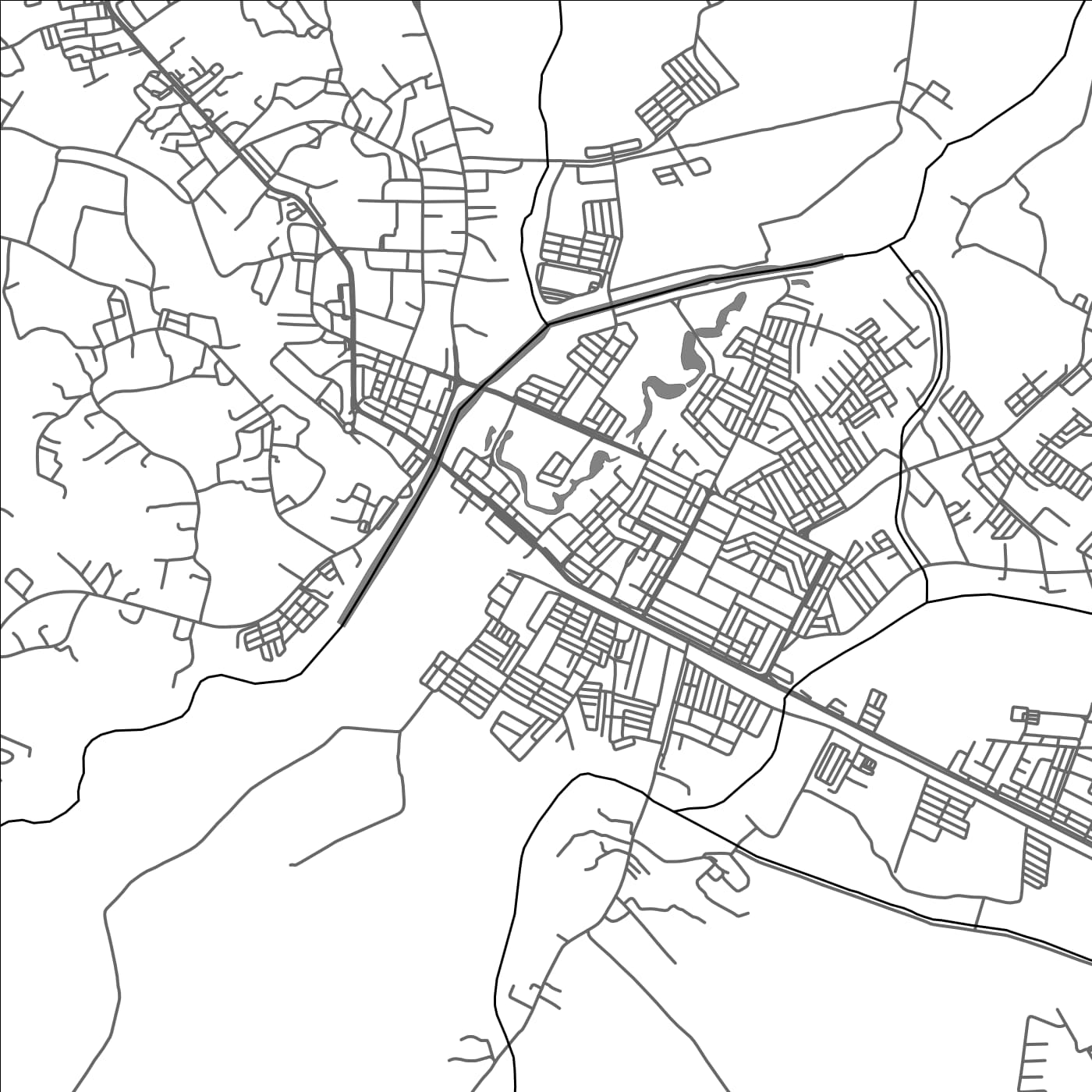 ROAD MAP OF SEGAMAT, MALAYSIA BY MAPBAKES