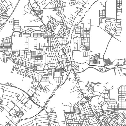 ROAD MAP OF SEMENYIH, MALAYSIA BY MAPBAKES