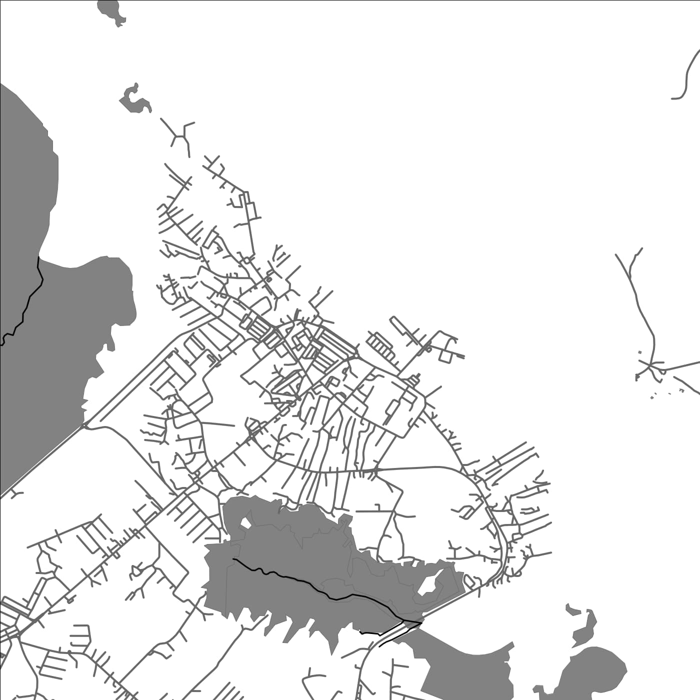 ROAD MAP OF SEMPORNA, MALAYSIA BY MAPBAKES