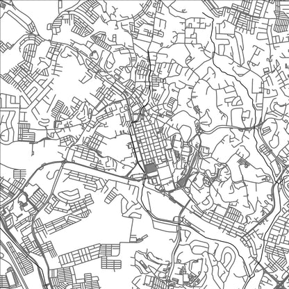 ROAD MAP OF SEREMBAN, MALAYSIA BY MAPBAKES