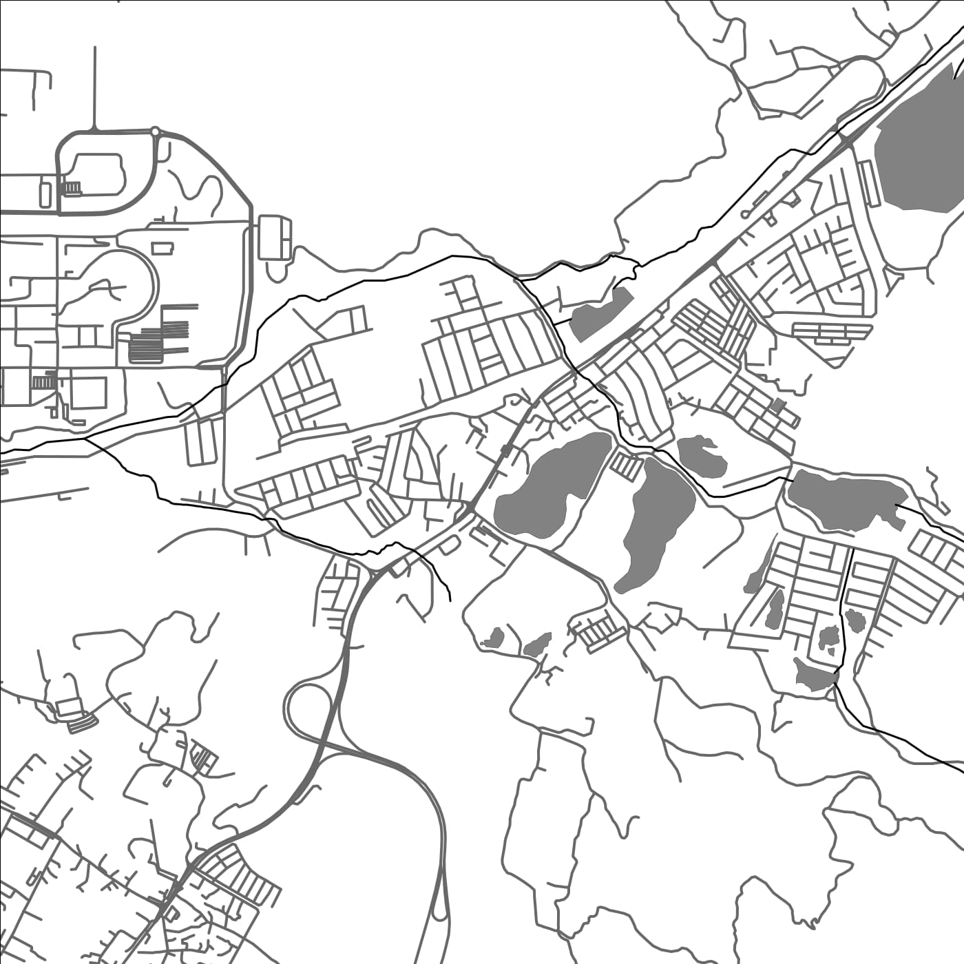 ROAD MAP OF SERENDAH, MALAYSIA BY MAPBAKES