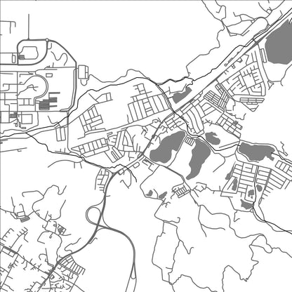 ROAD MAP OF SERENDAH, MALAYSIA BY MAPBAKES