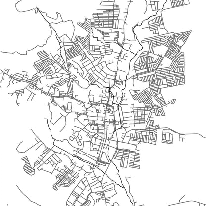 ROAD MAP OF TAMPIN, MALAYSIA BY MAPBAKES