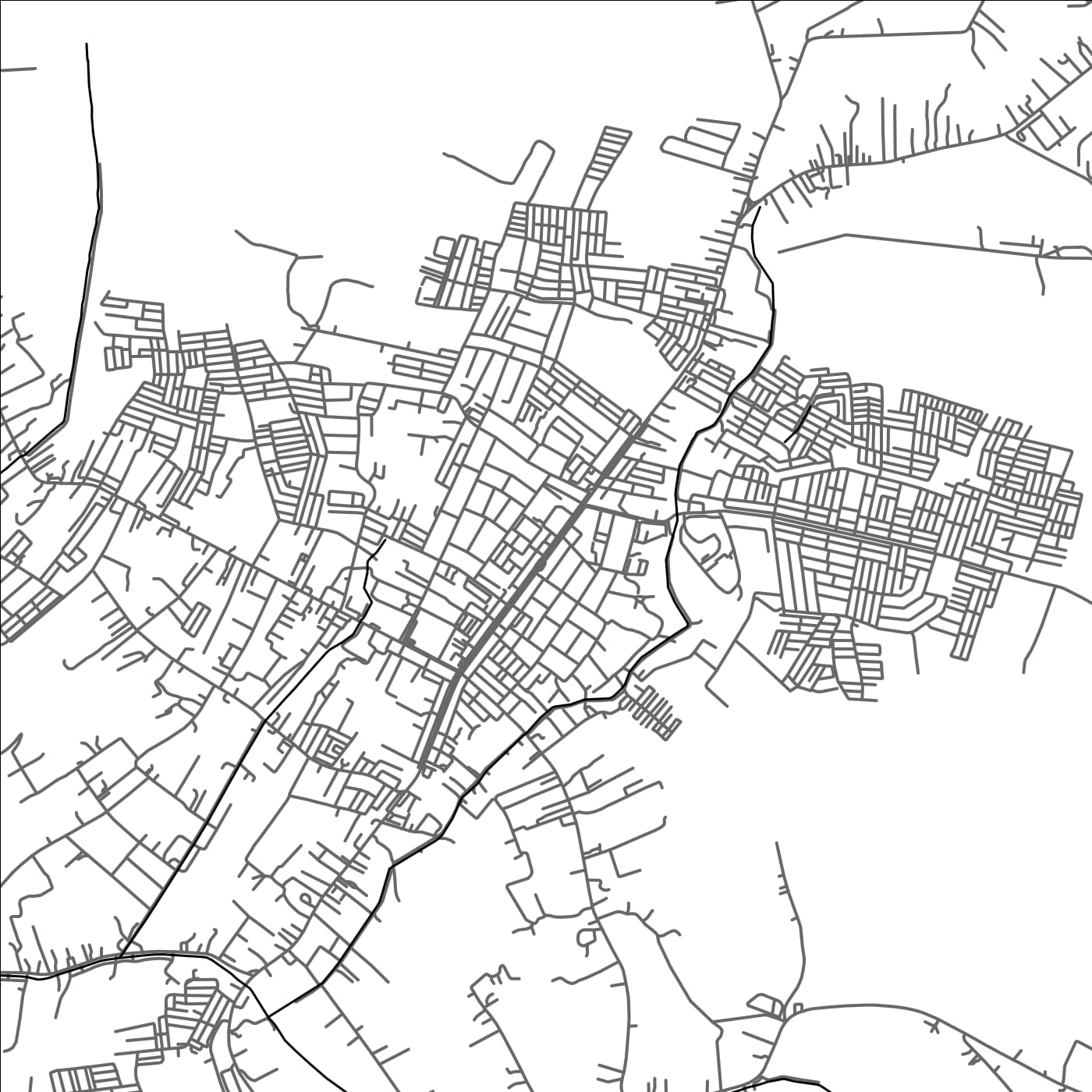 ROAD MAP OF TANGKAK, MALAYSIA BY MAPBAKES