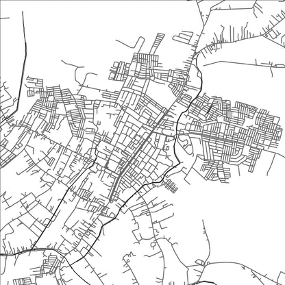 ROAD MAP OF TANGKAK, MALAYSIA BY MAPBAKES