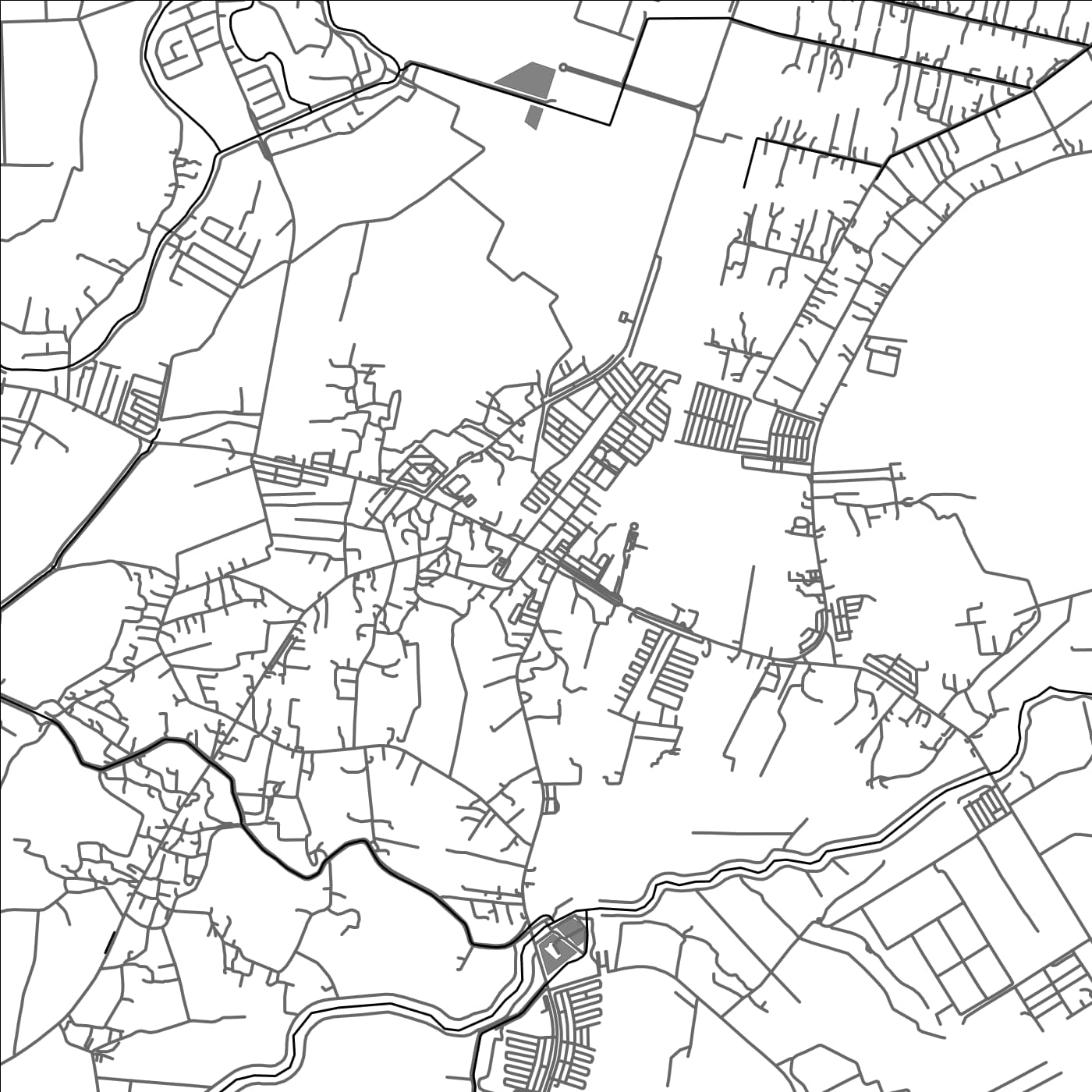 ROAD MAP OF TASEK GLUGOR, MALAYSIA BY MAPBAKES